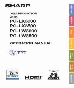 Sharp Projector PG-LX3500-page_pdf